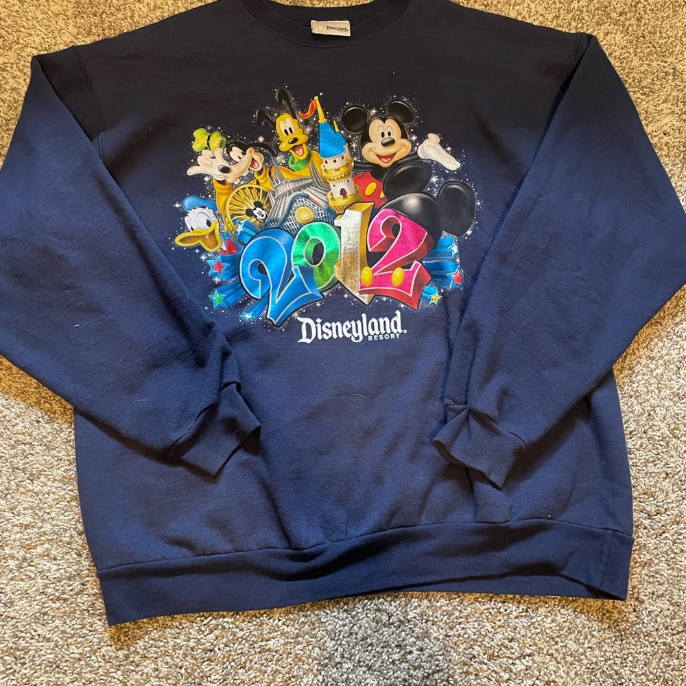 2012 vintage Disney land crewneck